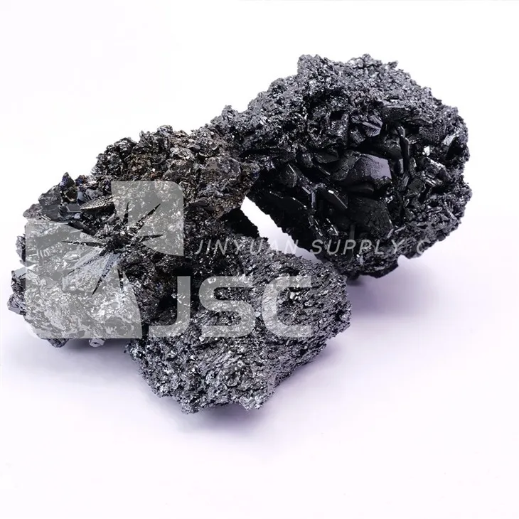 Silicon carbide for metallurgical deoxidizer